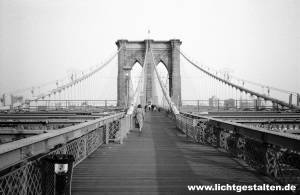 New York Manhattan Brooklyn Bridge 1992